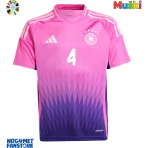 Njemačka Jonathan Tah #4 Gostujuci Dres EP 2024 Kratak Rukav